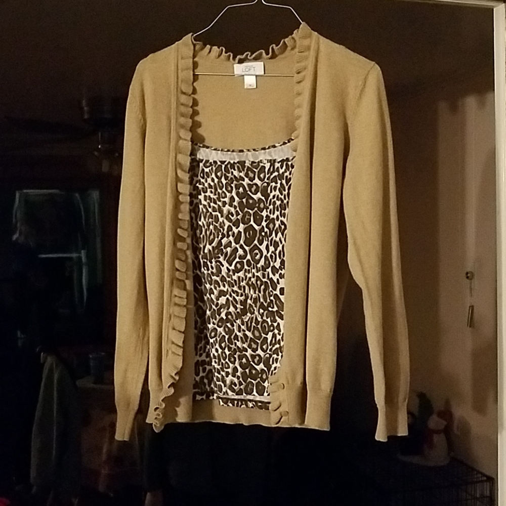 Sweater with matching tank top